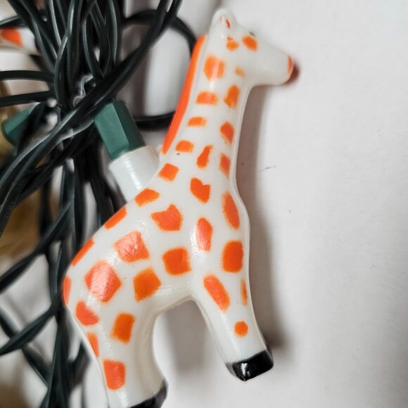 Zoo Safari Wild Animal String Light Jungle Giraffe Zebra Elephant Tiger Works - Picture 12 of 12